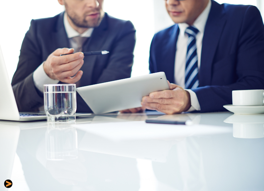 Business working with us